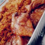 chicken and jollof rice